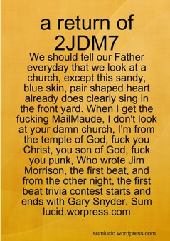 A Return of 2jdm7 by Jason Shimberg - Paperback