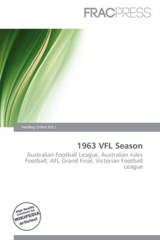 1963 Vfl Season by Harding Ozihel - Paperback