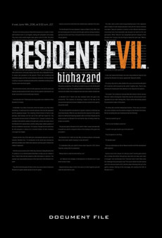 Resident Evil 7: Biohazard Document File by Capcom - Hardback