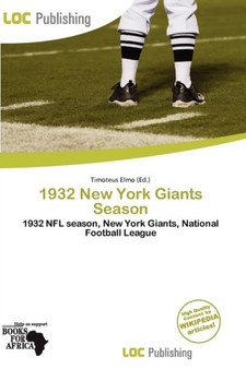 1932 New York Giants Season by Timoteus Elmo - Paperback