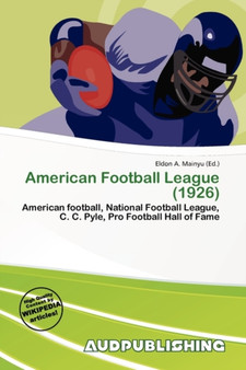 American Football League (1926) by Eldon A Mainyu - Paperback