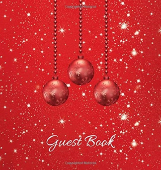 Christmas Party Guest Book (HARDCOVER), Party Guest Book, Birthday Guest Comments Book, House Guest Book, Seasonal Party Guest Book, Special Events & Functions : For parties, Christmas events, birthda by Angelis Publications - Hardback