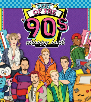 Best of the '90s Coloring Book : Color your way through 1990s art & pop culture Volume 2 by Walter Foster Creative Team - Paperback