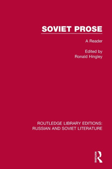 Soviet Prose : A Reader by Ronald Hingley - Paperback
