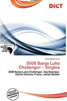 2009 Banja Luka Challenger - Singles by Knutr Benoit - Paperback