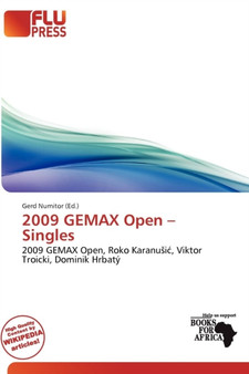 2009 Gemax Open - Singles by Gerd Numitor - Paperback
