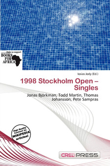 1998 Stockholm Open - Singles by Iosias Jody - Paperback