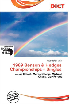 1989 Benson & Hedges Championships - Singles by Knutr Benoit - Paperback