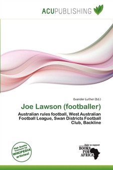 Joe Lawson (Footballer) by Evander Luther - Paperback