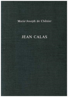 Jean Calas : Tragedie by Marie-Joseph de Chenier - Paperback