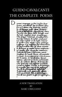 Guido Cavalcanti, the Complete Poems by Guido Cavalcanti - Paperback