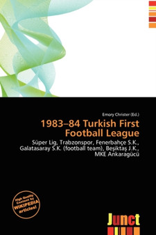 1983-84 Turkish First Football League by Emory Christer - Paperback