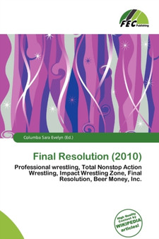Final Resolution (2010) by Columba Sara Evelyn - Paperback