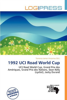 1992 Uci Road World Cup by Terrence James Victorino - Paperback