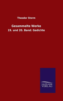 Gesammelte Werke by Theodor Storm - Hardback