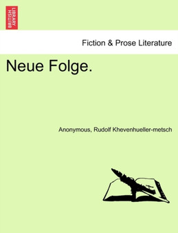 Neue Folge. V. Band. by Anonymous - Paperback