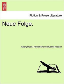 Neue Folge. XII. Band. by Anonymous - Paperback