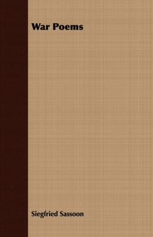War Poems by Siegfried Sassoon - Paperback