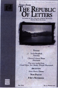 The Republic of Letters : Issue 14 by Keith Botsford - Paperback