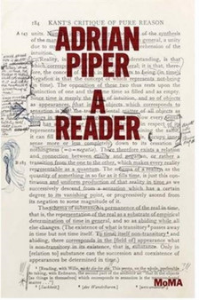 Adrian Piper: A Reader by Cornelia Butler - Paperback