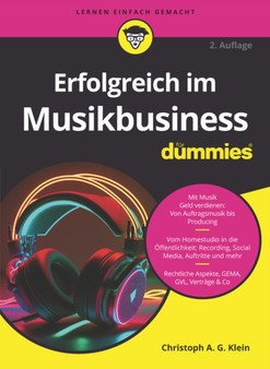 Erfolgreich im Musikbusiness fur Dummies by Christoph A.G. Klein - Paperback