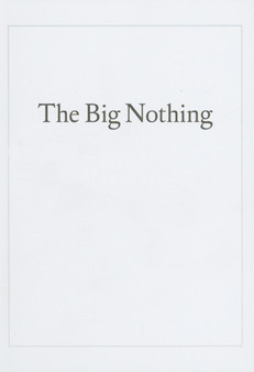 The Big Nothing by Jo Baer - Paperback