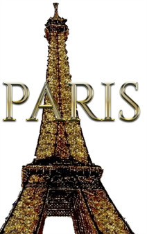 Paris Eiffel Tower Gold diamond Glitter Bling Creative blank journal sir Michael designer edition : Eiffel Tower Gold Glitter Bling Creative blank journal by Sir Michael Huhn - Hardback