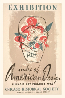 Vintage Journal Poster for American Design Exhibition by Found Image Press - Paperback
