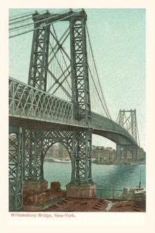 Vintage Journal Williamsburg Bridge, New York City by Found Image Press - Paperback