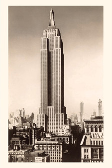 Vintage Journal Photograph of Empire State Building, New York City by Found Image Press - Paperback