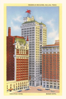 Vintage Journal Magnolia Building, Dallas, Texas by Found Image Press - Paperback