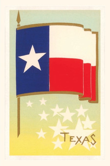 Vintage Journal Flag of Texas by Found Image Press - Paperback
