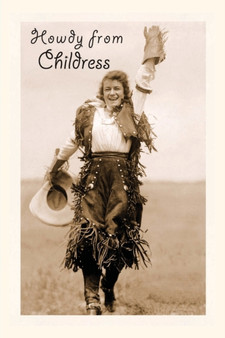 Vintage Journal Howdy from Childress, Texas by Found Image Press - Paperback