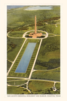 Vintage Journal San Jacinto Monument, Houston, Texas by Found Image Press - Paperback
