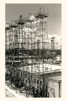 Vintage Journal Sidekick Oil Wells, Kilgore by Found Image Press - Paperback