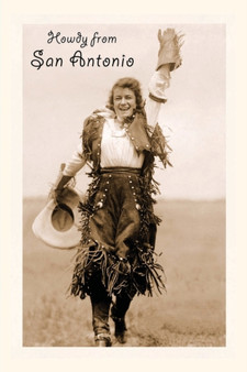 Vintage Journal Howdy from San Antonio by Found Image Press - Paperback