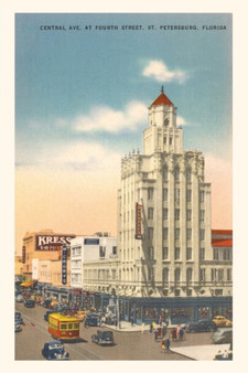 Vintage Journal Central Avenue, St. Petersburg, Florida by Found Image Press - Paperback