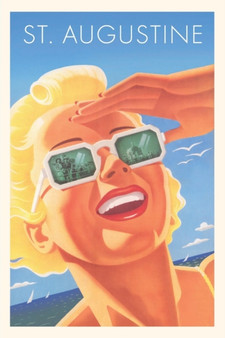Vintage Journal St. Augustine, Woman in Sunglasses by Found Image Press - Paperback