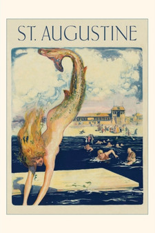 Vintage Journal St. Augustine Mermaid by Found Image Press - Paperback