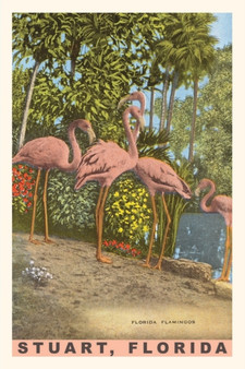 Vintage Journal Flamingos by Found Image Press - Paperback