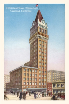 Vintage Journal Tribune Tower, Oakland, California by Found Image Press - Paperback