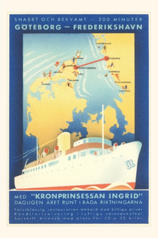 Vintage Journal Swedish Shipping Advertisement by Found Image Press - Paperback
