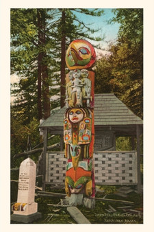 Vintage Journal Totem Pole, Ketchikan by Found Image Press - Paperback