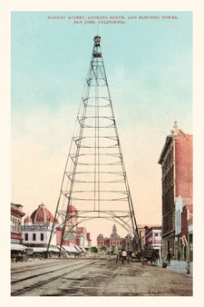 Vintage Journal Electric Tower, San Jose, California by Found Image Press - Paperback