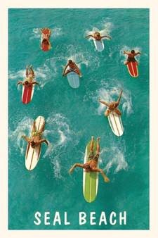 Vintage Journal Seal Beach Surfers by Found Image Press - Paperback
