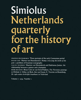 Netherlands Quarterly for the History of Art by C Broos - Paperback
