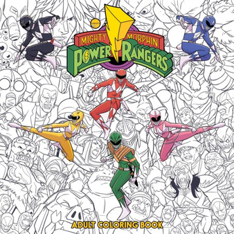 Mighty Morphin Power Rangers Adult Coloring Book by Hendry Prasetya - Paperback