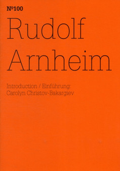 Rudolf Arnheim by Rudolf Arnheim - Paperback