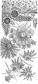Treasury of Decorative Floral Designs by Dover Publications Inc - Paperback