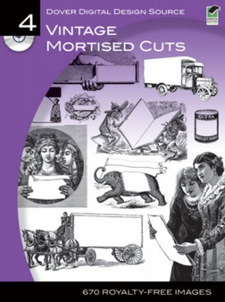 Dover Digital Design Source #4 : Vintage Mortised Cuts by Dover Dover - Paperback